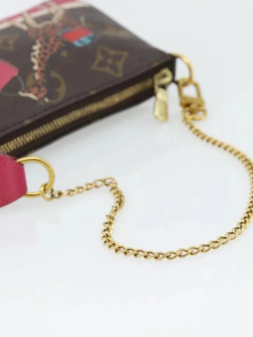 LOUIS VUITTON Monogram Giraffe Mini Pochette Pouch M62087 LV Auth 181445V